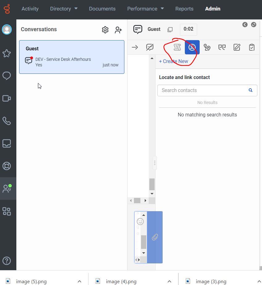 incoming web message showing script disabled